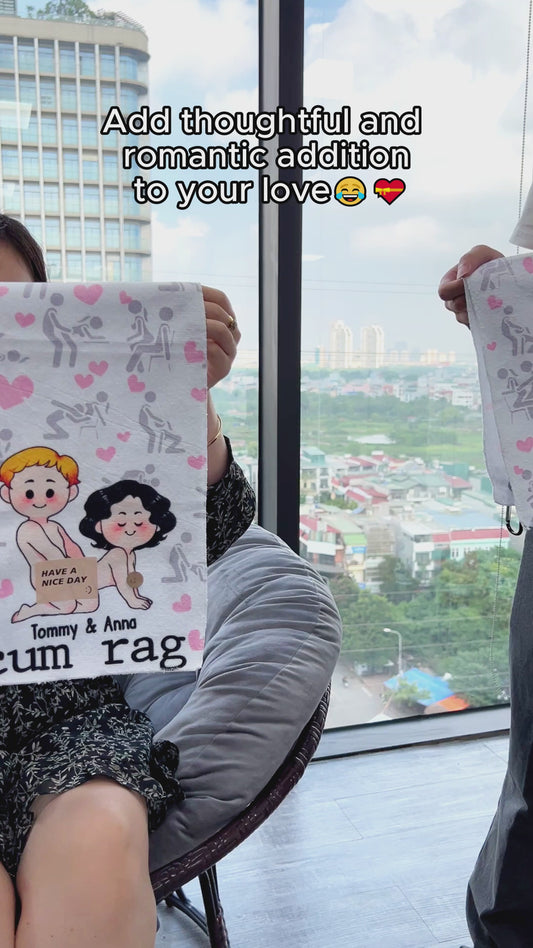 Cum Rag - Personalized Couple Towel
