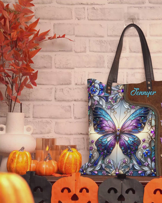 Love Butterflies - Personalized Butterfly Tote Bag