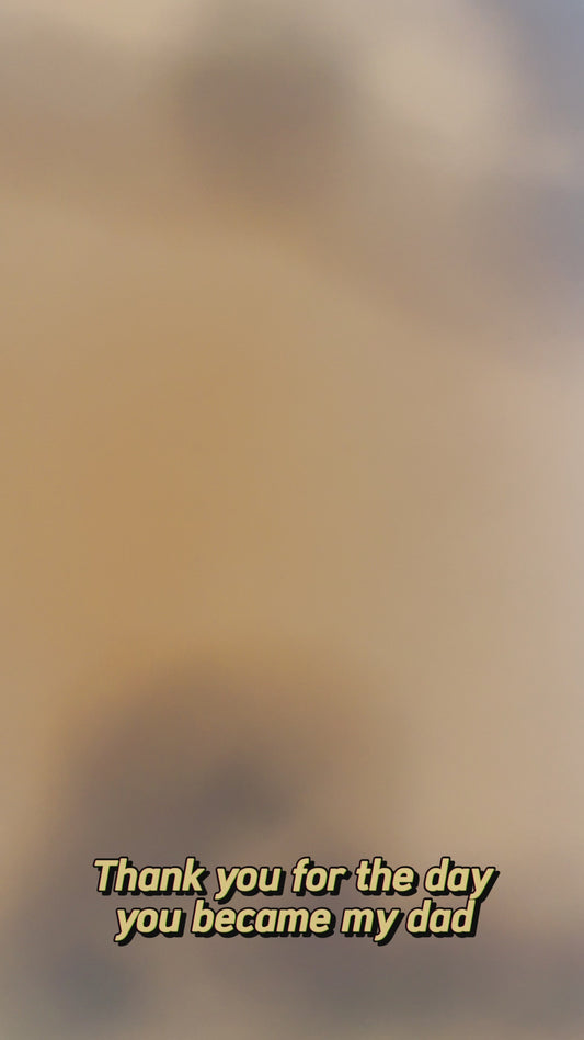 The Day You Became My Daddy - Personalized Father Leather Wallet