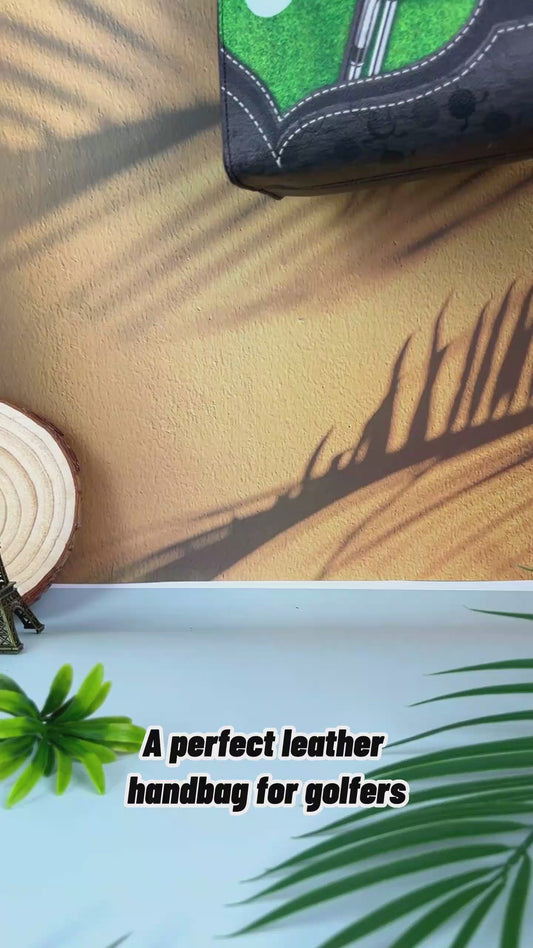 Love Golf - Personalized Golf Leather Handbag