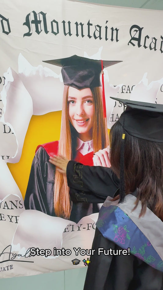 Diploma - Personalized Graduation Wall Tapestry