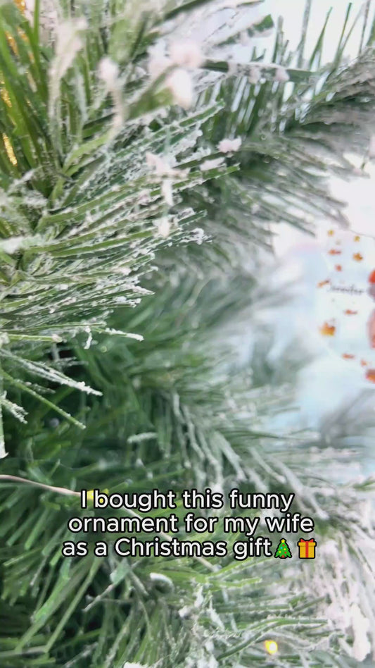 I Want To Grow Old With You - Personalized Couple Transparent Ornament