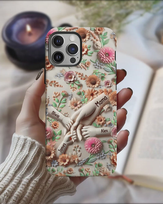 Hold Our Hands - Personalized Mother Full Print Phone Case