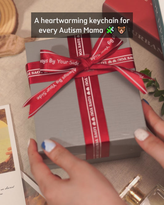 Mama Bear - Autism Awareness Keychain