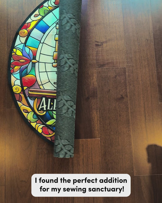 My Sewing Room - Personalized Sewing Round Rug