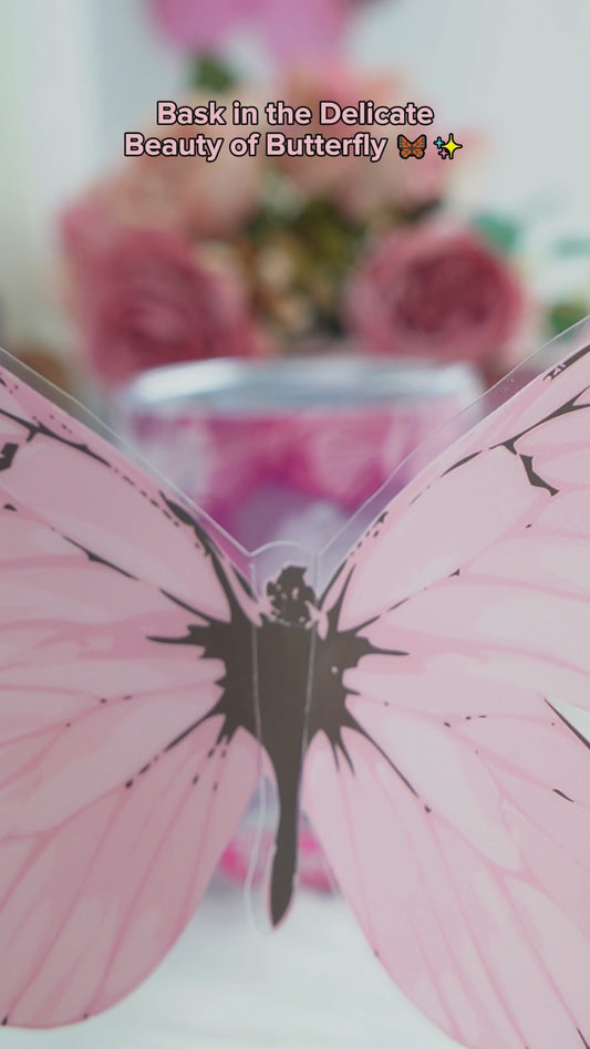 Wonderful Butterflies - Personalized Butterfly Wine Tumbler