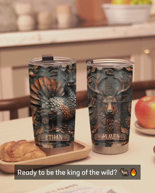 Stunning Deer - Personalized Hunting Tumbler