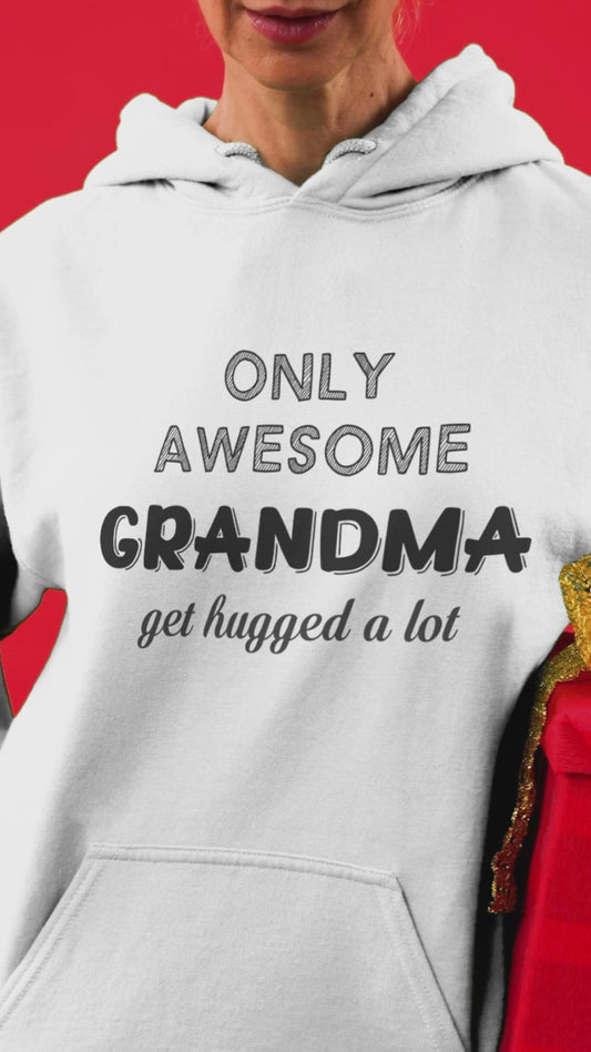 Only Awesome Nana Get Hug Alot - Personalized Grandma All Over Shirt