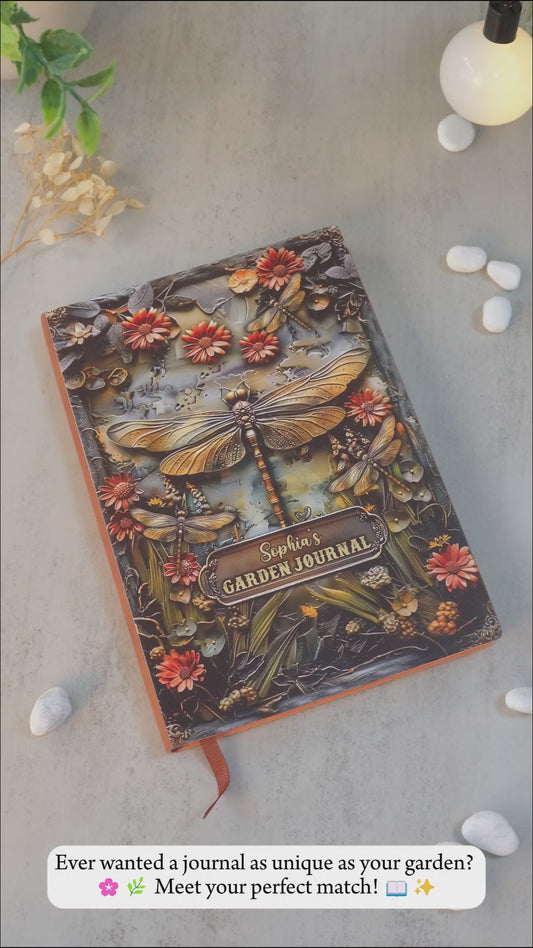 Garden Journal - Personalized Gardening Leather Journal