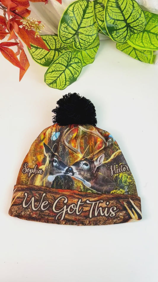 Hunting Couple It's You & Me - Personalized Hunting Beanie Hat