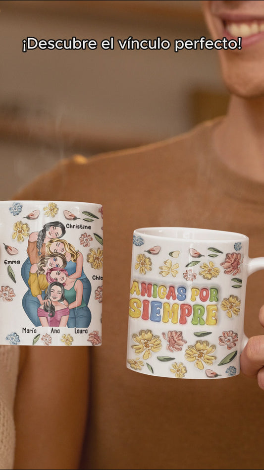 Amigas Por Siempre - Personalized Bestie Mug