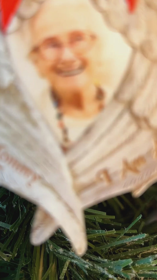 I Am Always With You - Personalized Christmas Memorial Ornament (Printed On Both Sides)