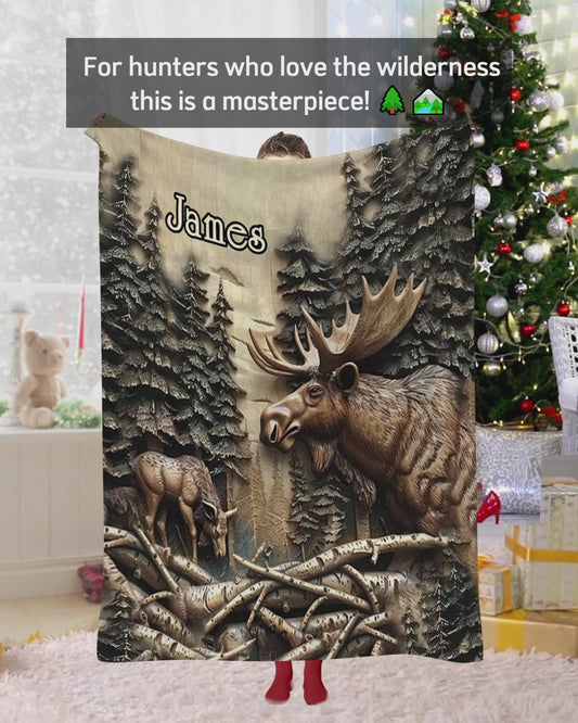 Love Hunting - Personalized Hunting Blanket