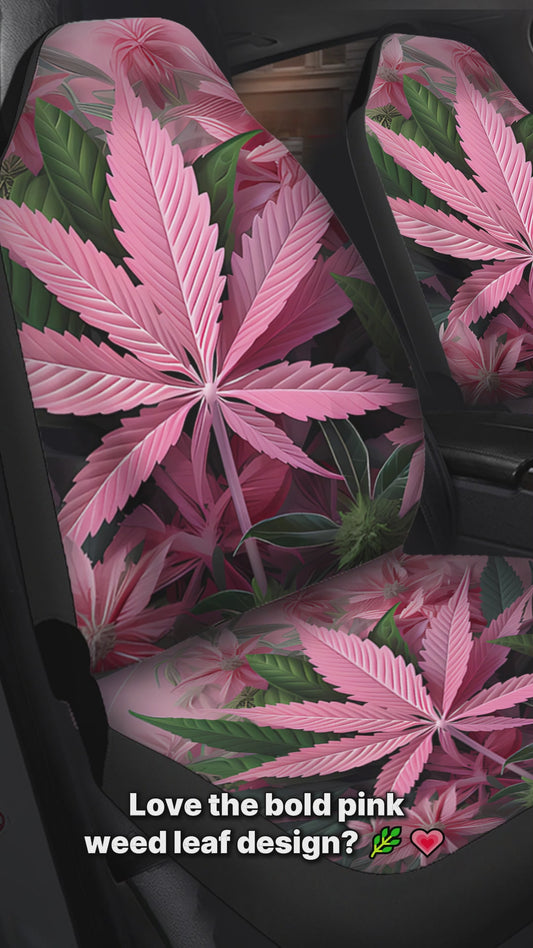 Pink In My Area - Weed Seat Covers