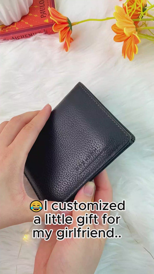 Favorite Song Scannable QR Code - Personalized Couple Wallet Insert Card