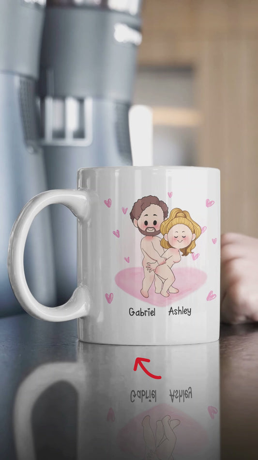 I Light Lipstick - Personalized Couple Mug