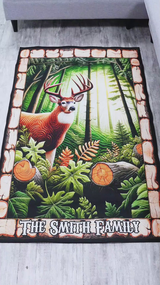 Love Hunting - Personalized Hunting Rug
