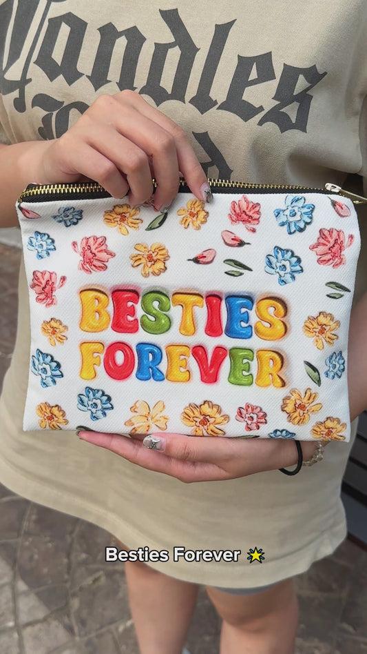 Besties Forever - Personalized Bestie Pouch