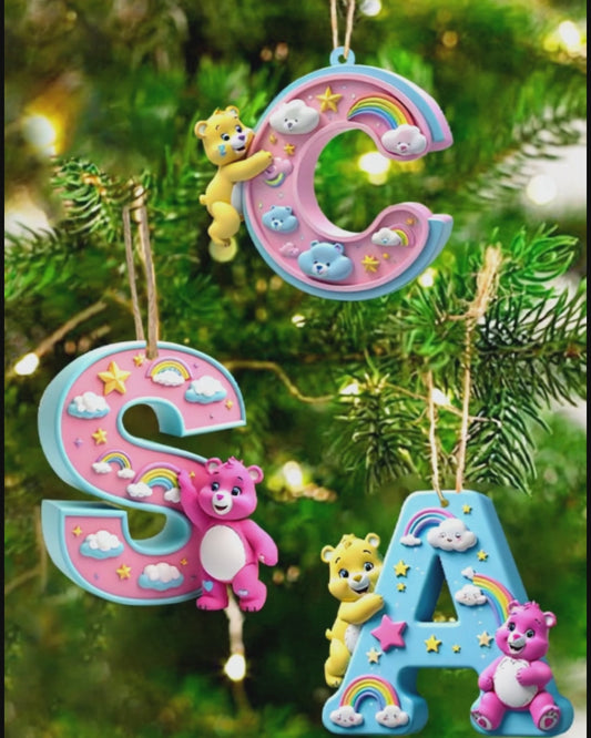 Cute Bears - Personalized Kid Ornament