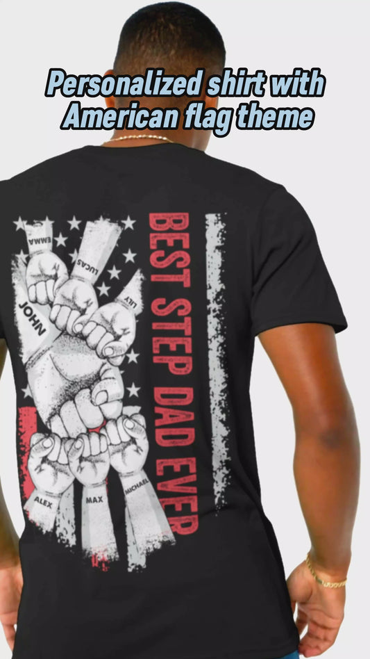 Best Dad Ever - Personalized Father T-shirt and Hoodie