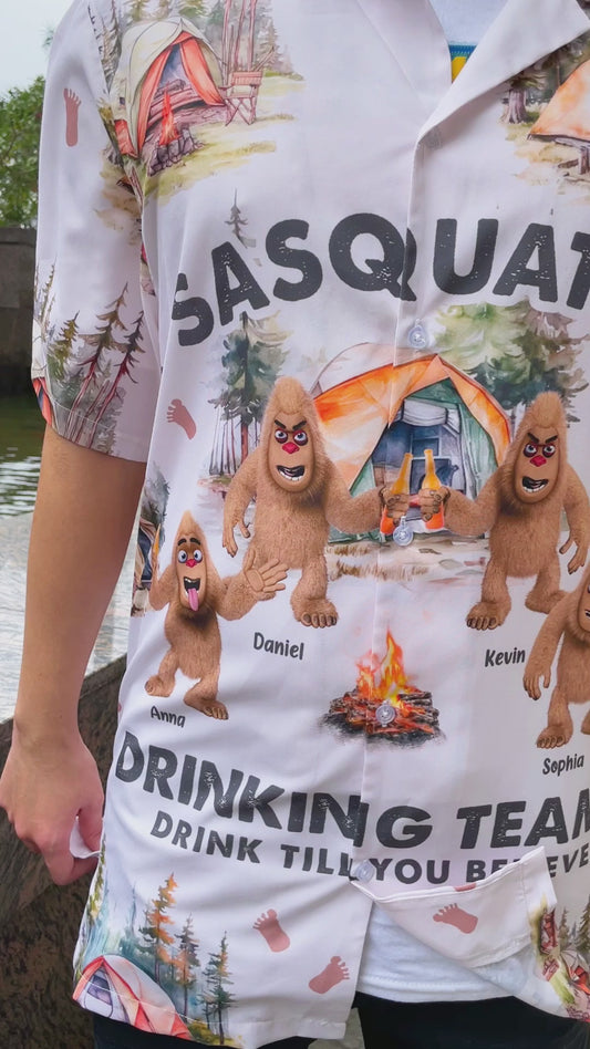 Drink Till You Believe - Personalized Camping Hawaiian Shirt