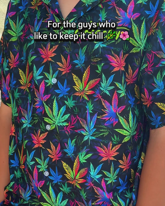 Colorful 420 - Personalized Weed Hawaiian Shirt