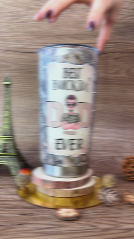 Best Buckin' Dad Ever - Personalized Father Tumbler