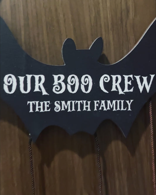Our Boo Crew - Personalized Family Pallet Wood Sign