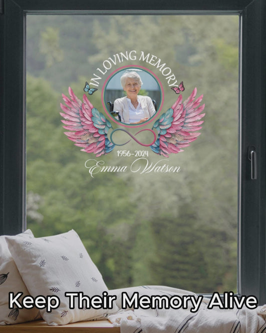 In Loving Memory - Personalized Memorial Decal Die Cut