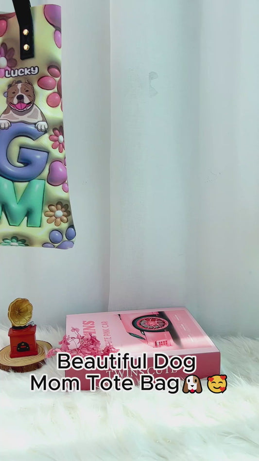 Dog Mom - Personalized Dog Tote Bag