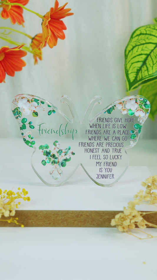 My Friend Is You - Personalized Bestie Custom Shaped Acrylic Plaque