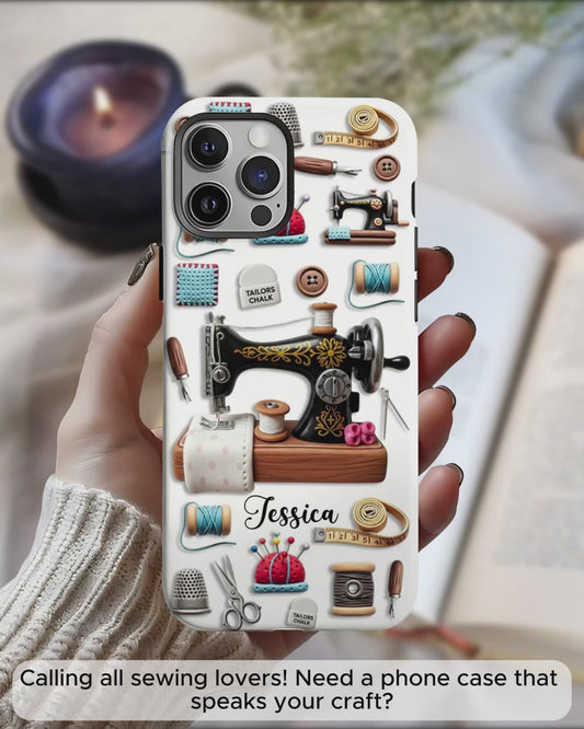 Stunning Sewing Machine - Personalized Sewing Full Print Phone Case