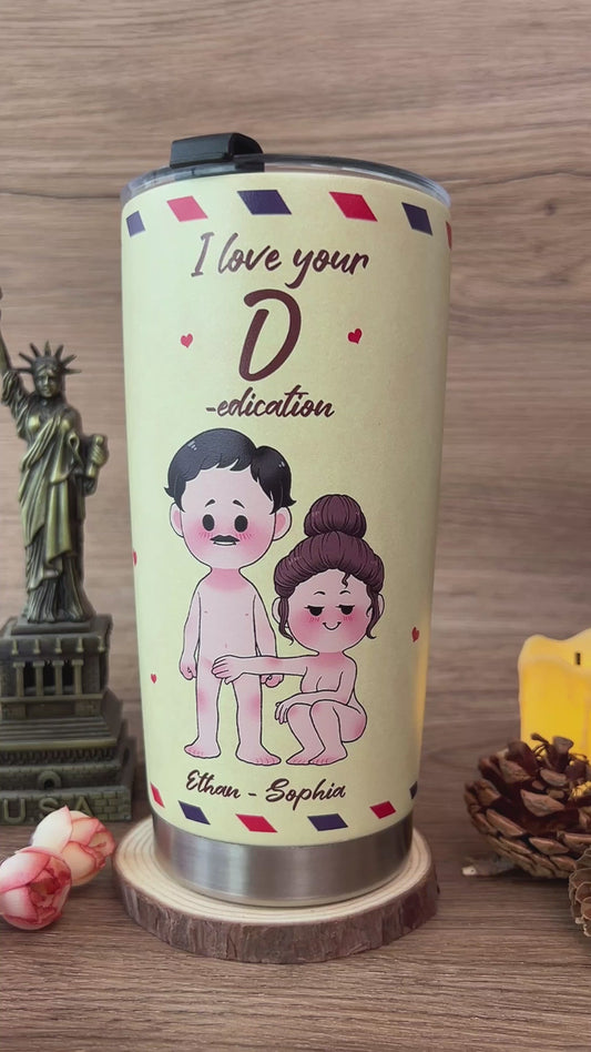 Dear Love Of My Life - Personalized Father's Day Couple Tumbler