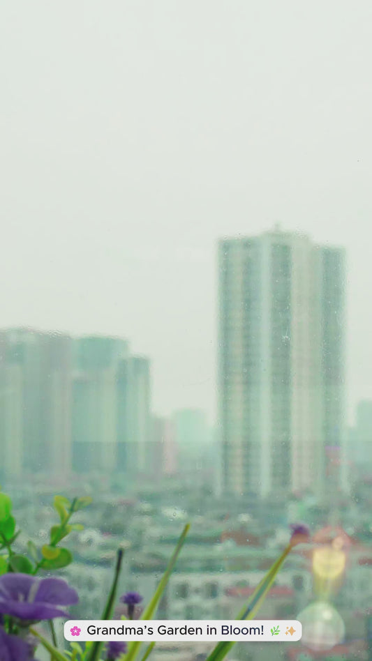 Grandma's Mom's Garden - Personalized Grandma Window Hanging Suncatcher Ornament