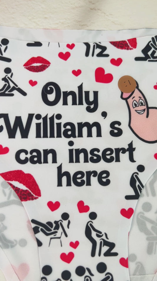 Only You - Personalized Couple Women Briefs