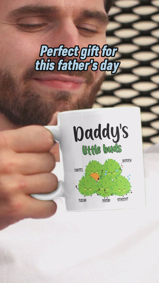 Daddy's Little Buds - Personalized Weed Mug