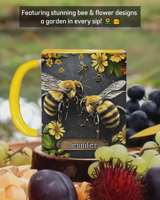 Bee Garden - Personalized Gardening Accent Mug