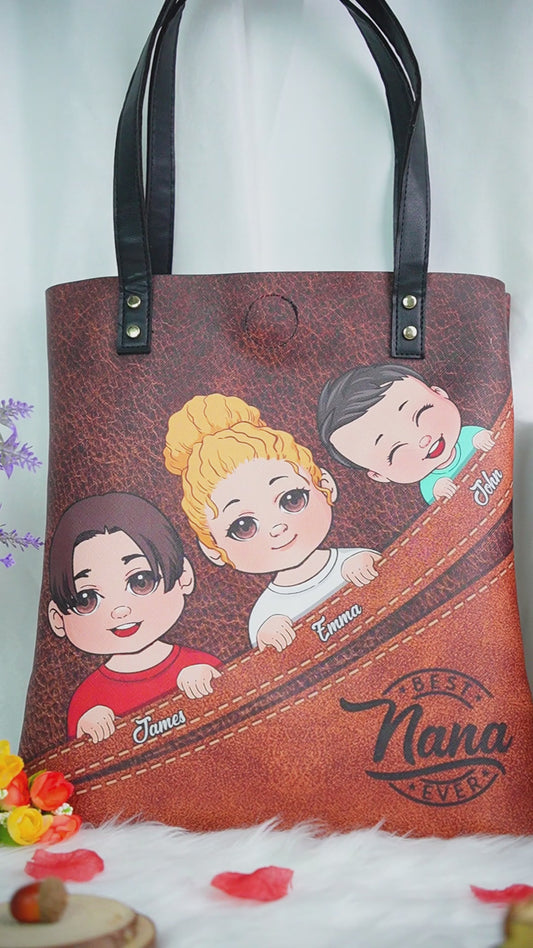 Best Grandma Ever - Personalized Grandma Tote Bag