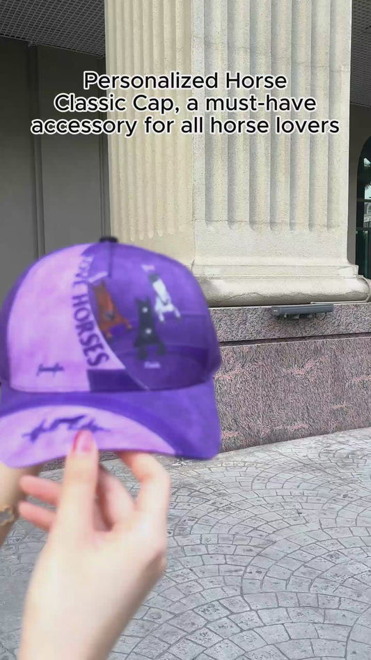Love Horses - Personalized Horse Classic Cap