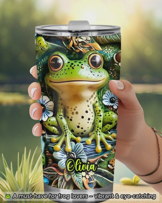 Love Frogs - Personalized Frog Tumbler