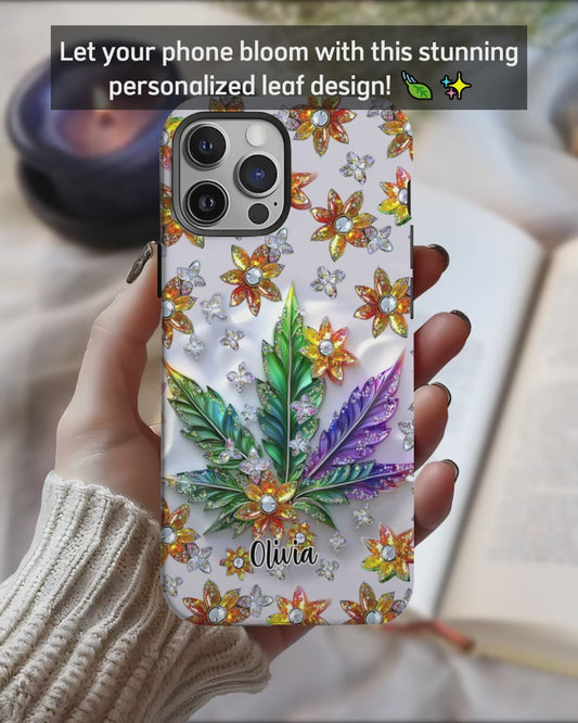 Beautiful Leaf - Personalized Weed Full Print Phone Case