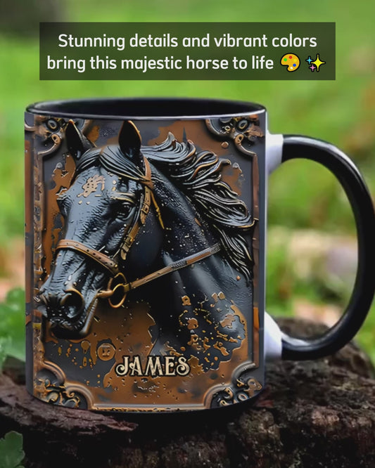 Beautiful Horse - Personalized Horse Accent Mug