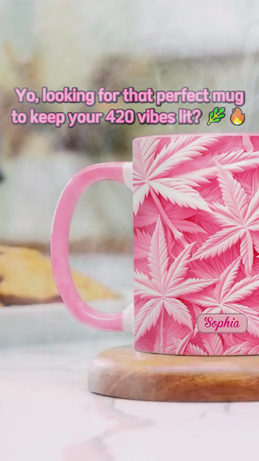420 Vibes - Personalized Weed Accent Mug