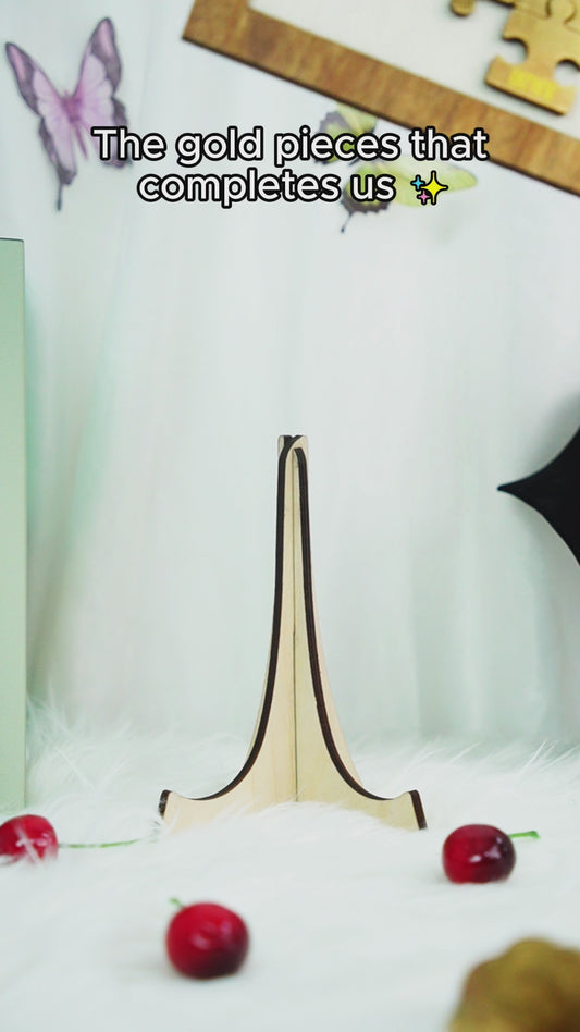 Mom You Are the Piece that Holds Us Together - Personalized Mother Wooden Plaque With Puzzles