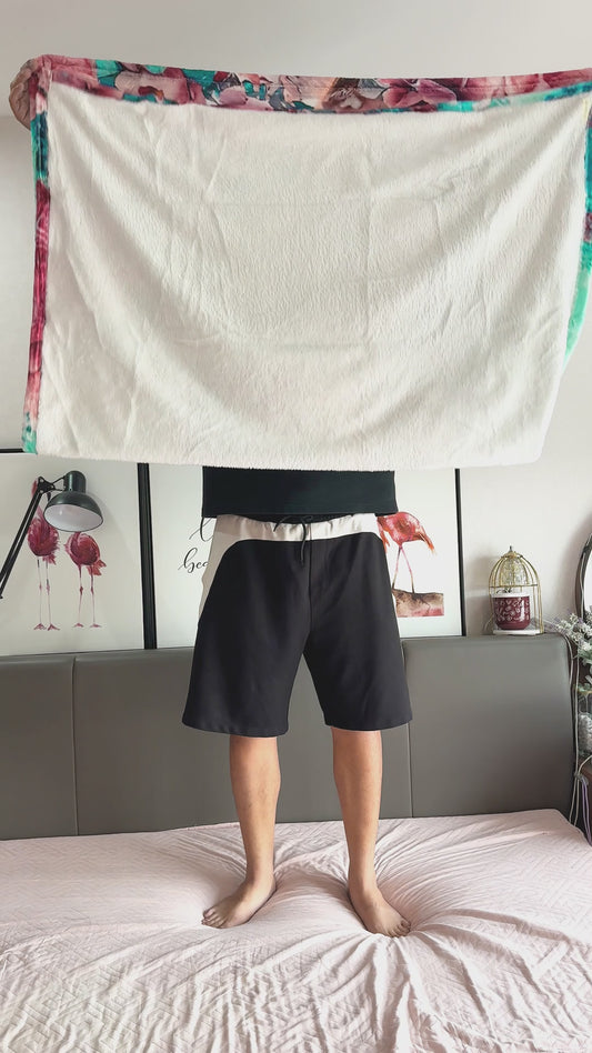 Cute Baby Cow - Personalized Blanket