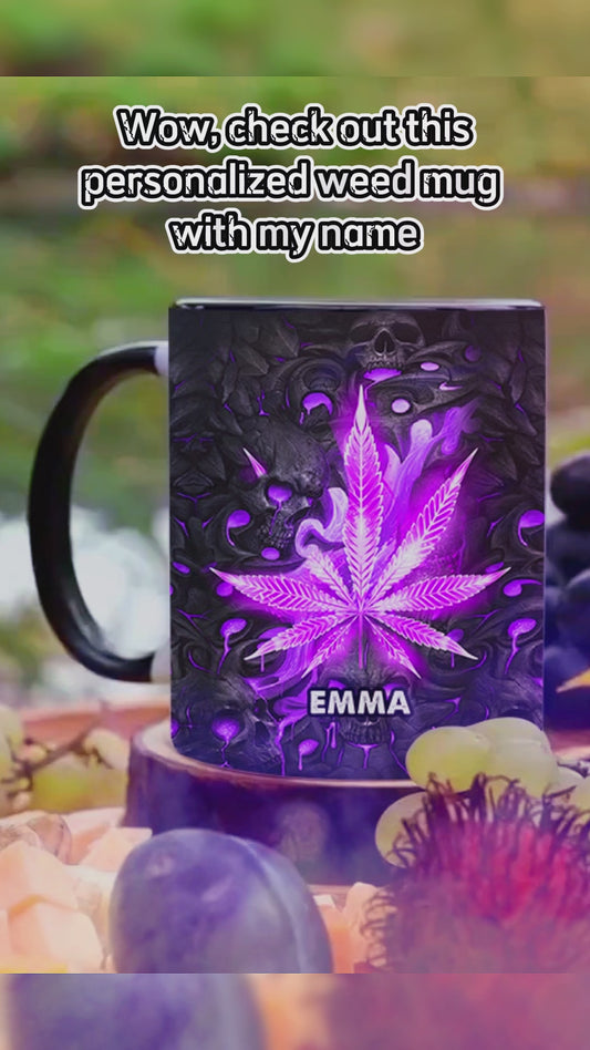 Free Your Mind - Personalized Weed Accent Mug