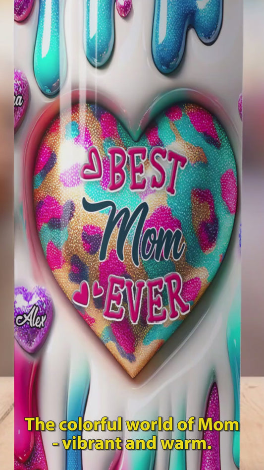 Best Mom Grandma Ever - Personalized Mother Skinny Tumbler