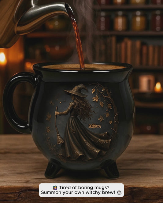 Witches Brew - Personalized Witch Cauldron Mug
