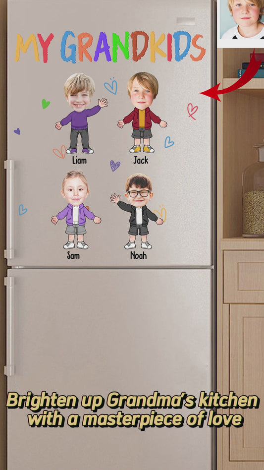 My Grandkids - Personalized Grandma Decal Die Cut