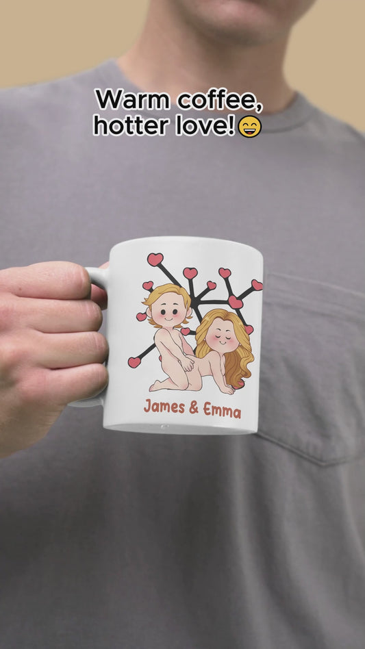 I'd Like To Touch You In All The Multiverses Inflated Peaches - Personalized Couple Mug